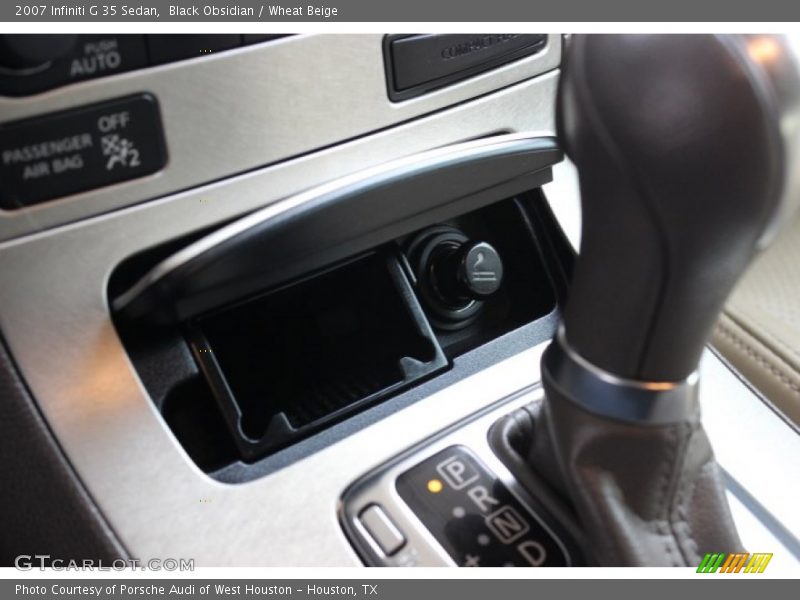 Black Obsidian / Wheat Beige 2007 Infiniti G 35 Sedan