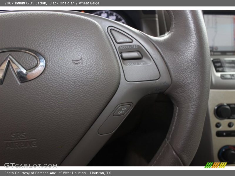 Black Obsidian / Wheat Beige 2007 Infiniti G 35 Sedan