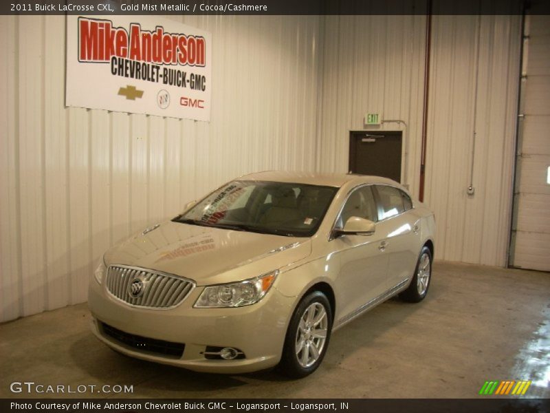 Gold Mist Metallic / Cocoa/Cashmere 2011 Buick LaCrosse CXL