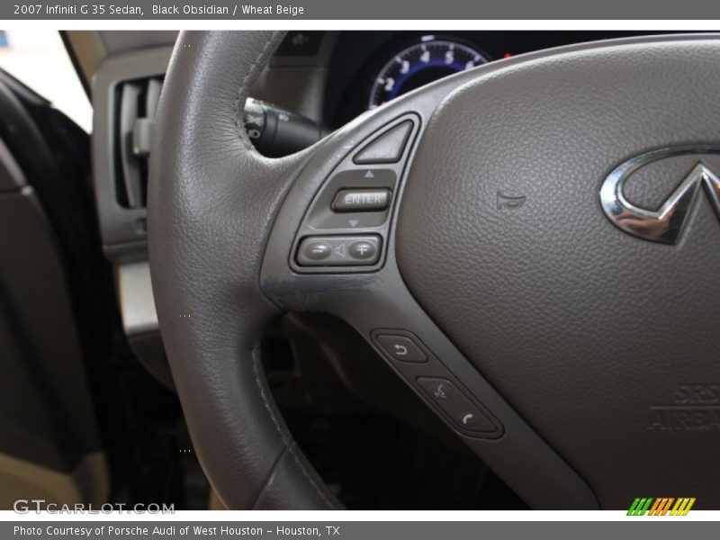 Black Obsidian / Wheat Beige 2007 Infiniti G 35 Sedan