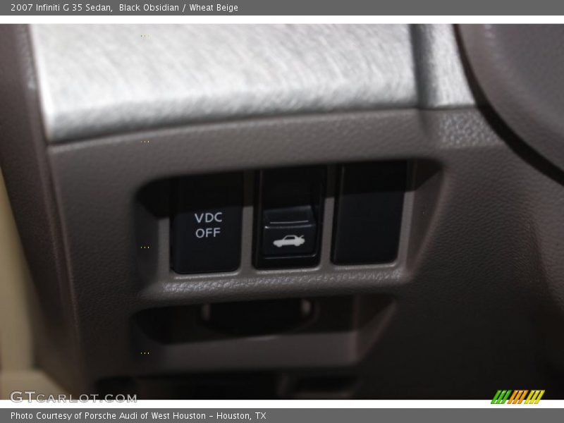 Black Obsidian / Wheat Beige 2007 Infiniti G 35 Sedan