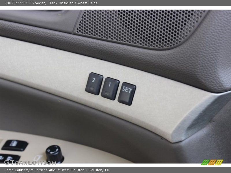 Black Obsidian / Wheat Beige 2007 Infiniti G 35 Sedan