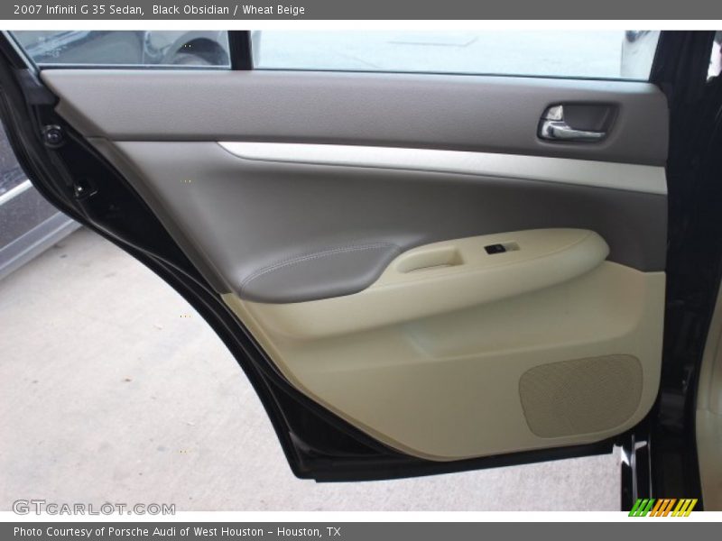 Black Obsidian / Wheat Beige 2007 Infiniti G 35 Sedan