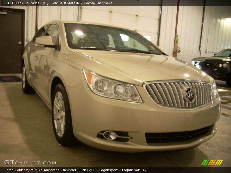 Gold Mist Metallic / Cocoa/Cashmere 2011 Buick LaCrosse CXL