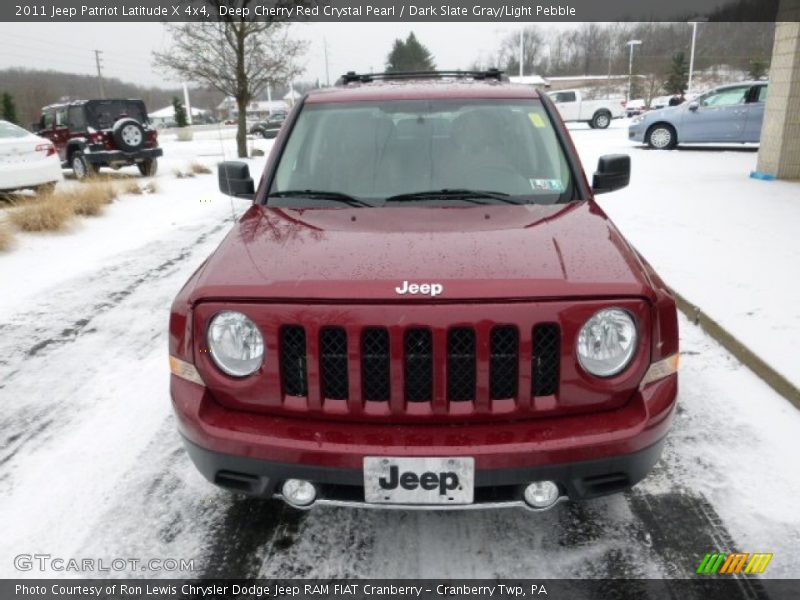 Deep Cherry Red Crystal Pearl / Dark Slate Gray/Light Pebble 2011 Jeep Patriot Latitude X 4x4