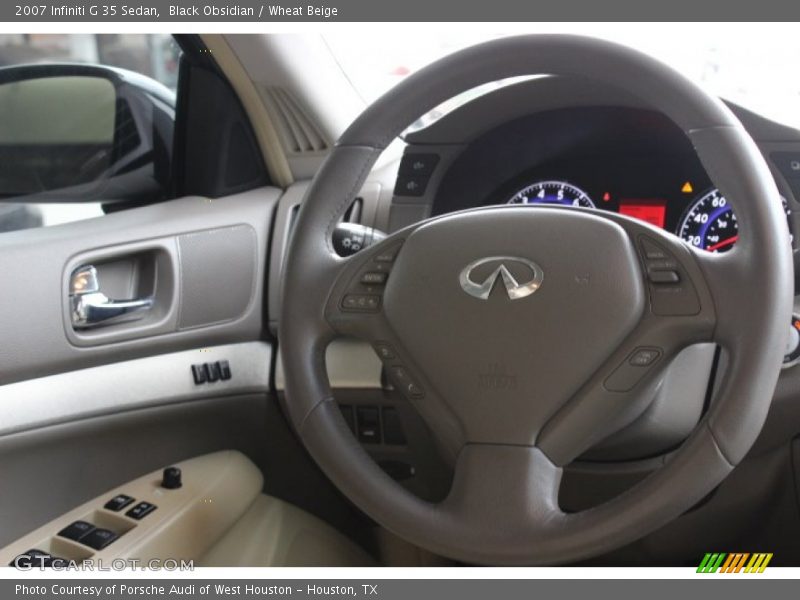 Black Obsidian / Wheat Beige 2007 Infiniti G 35 Sedan