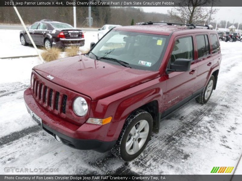 Deep Cherry Red Crystal Pearl / Dark Slate Gray/Light Pebble 2011 Jeep Patriot Latitude X 4x4