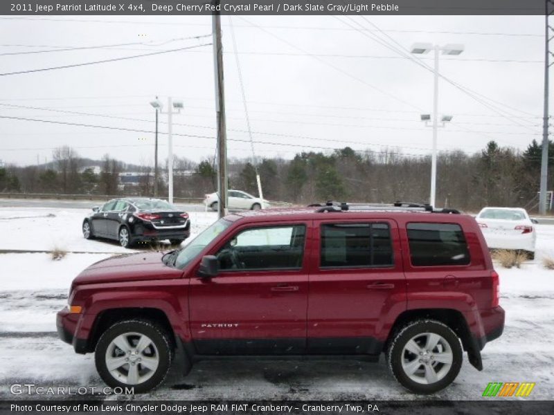 Deep Cherry Red Crystal Pearl / Dark Slate Gray/Light Pebble 2011 Jeep Patriot Latitude X 4x4