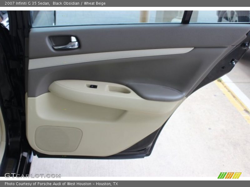 Black Obsidian / Wheat Beige 2007 Infiniti G 35 Sedan