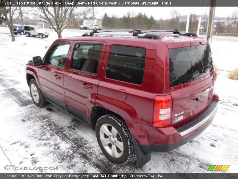 Deep Cherry Red Crystal Pearl / Dark Slate Gray/Light Pebble 2011 Jeep Patriot Latitude X 4x4