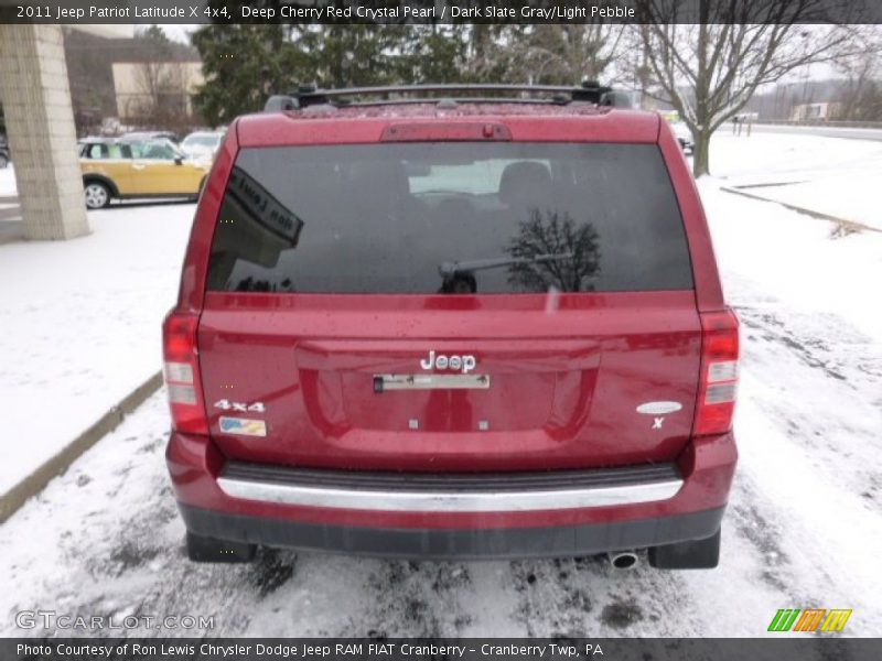 Deep Cherry Red Crystal Pearl / Dark Slate Gray/Light Pebble 2011 Jeep Patriot Latitude X 4x4