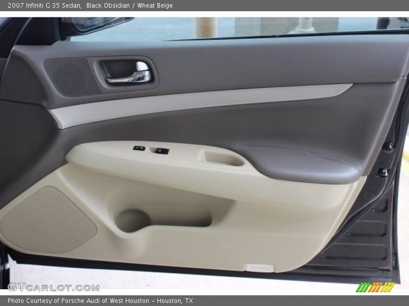 Black Obsidian / Wheat Beige 2007 Infiniti G 35 Sedan