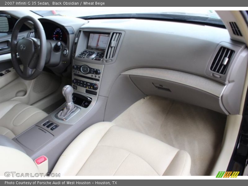 Black Obsidian / Wheat Beige 2007 Infiniti G 35 Sedan