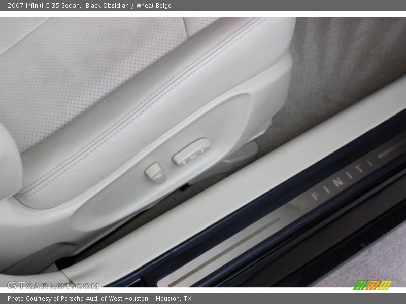 Black Obsidian / Wheat Beige 2007 Infiniti G 35 Sedan