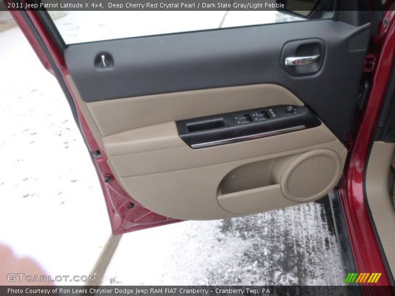 Deep Cherry Red Crystal Pearl / Dark Slate Gray/Light Pebble 2011 Jeep Patriot Latitude X 4x4