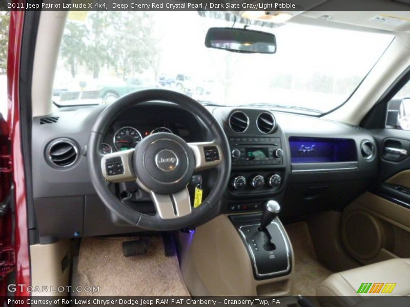 Deep Cherry Red Crystal Pearl / Dark Slate Gray/Light Pebble 2011 Jeep Patriot Latitude X 4x4