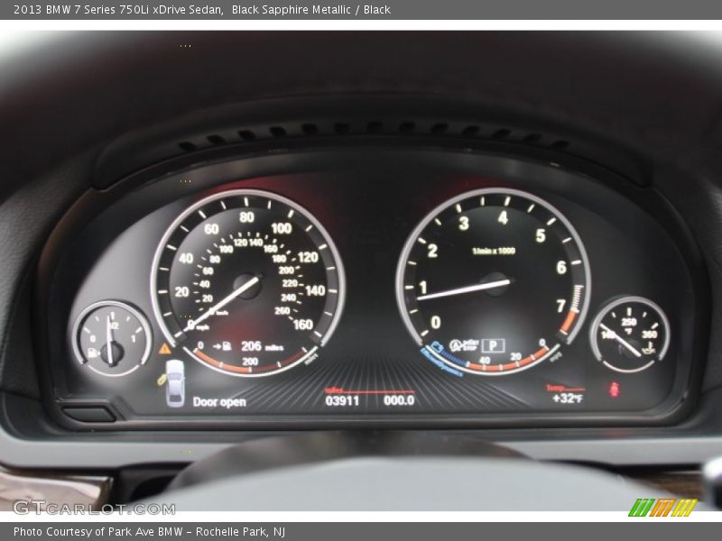  2013 7 Series 750Li xDrive Sedan 750Li xDrive Sedan Gauges