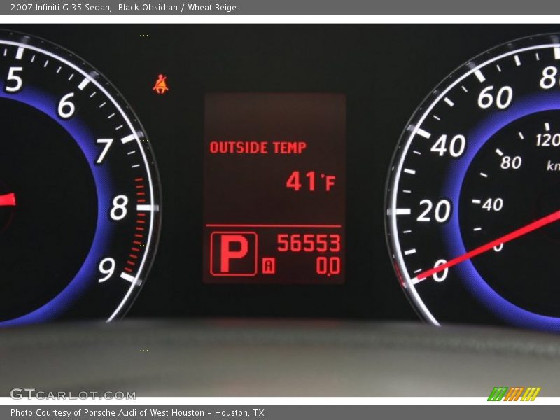 Black Obsidian / Wheat Beige 2007 Infiniti G 35 Sedan