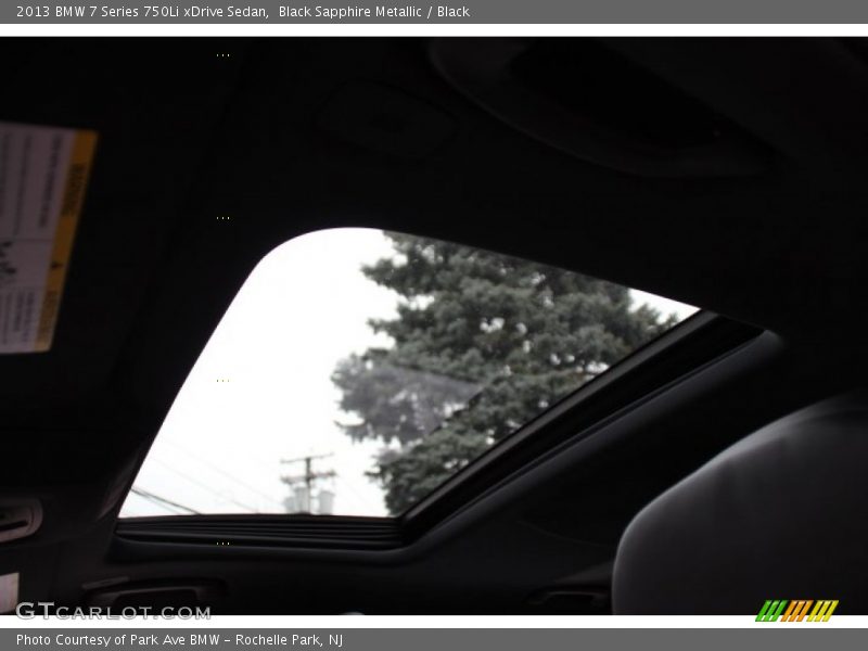 Black Sapphire Metallic / Black 2013 BMW 7 Series 750Li xDrive Sedan