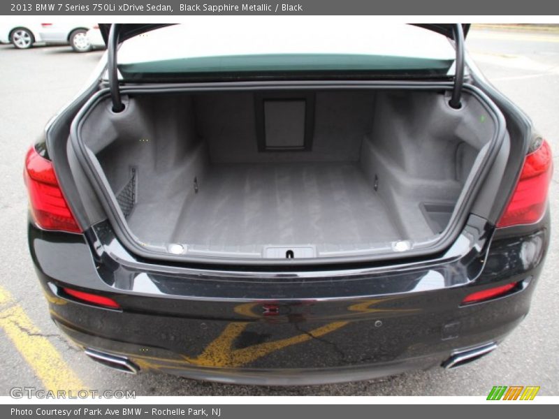  2013 7 Series 750Li xDrive Sedan Trunk