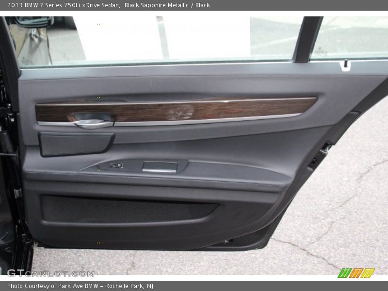 Black Sapphire Metallic / Black 2013 BMW 7 Series 750Li xDrive Sedan
