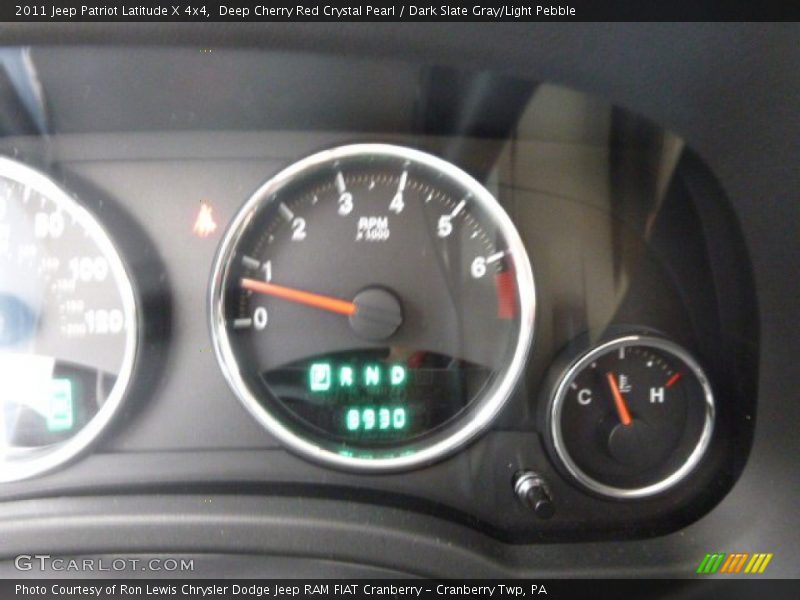 Deep Cherry Red Crystal Pearl / Dark Slate Gray/Light Pebble 2011 Jeep Patriot Latitude X 4x4