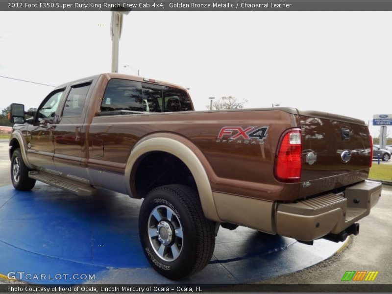 2012 F350 Super Duty King Ranch Crew Cab 4x4 Golden Bronze Metallic
