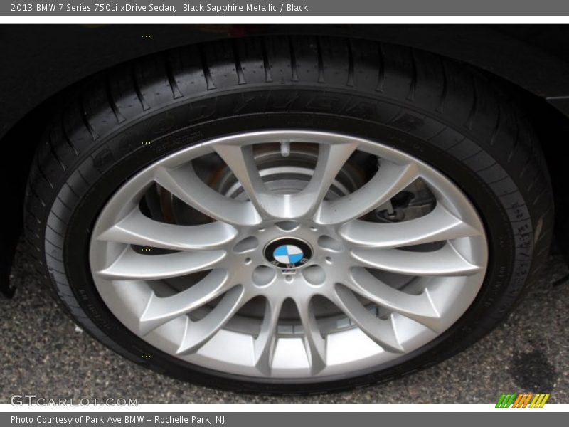 Black Sapphire Metallic / Black 2013 BMW 7 Series 750Li xDrive Sedan