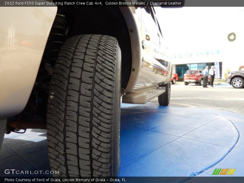 Golden Bronze Metallic / Chaparral Leather 2012 Ford F350 Super Duty King Ranch Crew Cab 4x4
