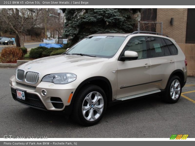 Orion Silver Metallic / Sand Beige 2013 BMW X5 xDrive 50i