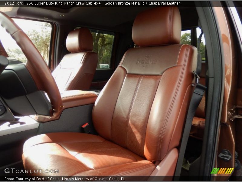 Front Seat of 2012 F350 Super Duty King Ranch Crew Cab 4x4