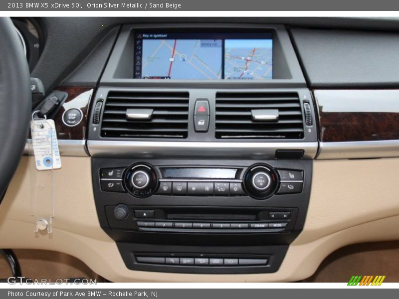 Orion Silver Metallic / Sand Beige 2013 BMW X5 xDrive 50i