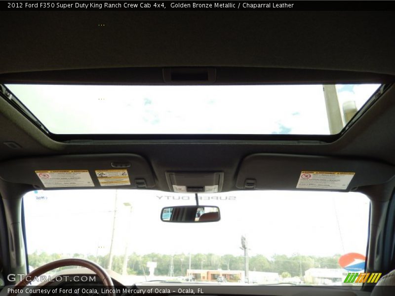 Golden Bronze Metallic / Chaparral Leather 2012 Ford F350 Super Duty King Ranch Crew Cab 4x4