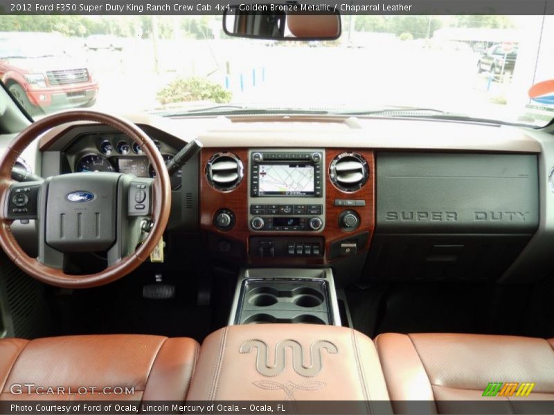 Dashboard of 2012 F350 Super Duty King Ranch Crew Cab 4x4