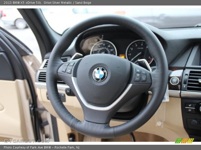 Orion Silver Metallic / Sand Beige 2013 BMW X5 xDrive 50i