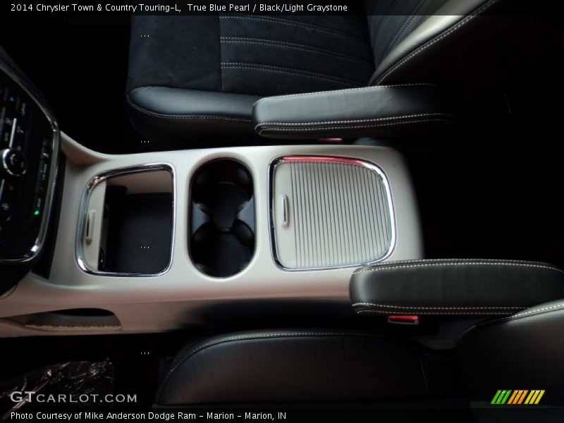 True Blue Pearl / Black/Light Graystone 2014 Chrysler Town & Country Touring-L