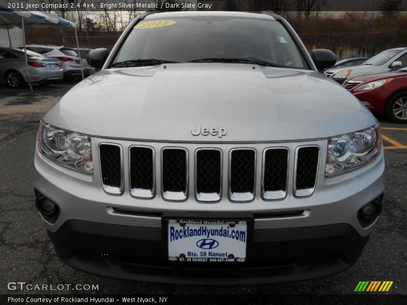 Bright Silver Metallic / Dark Slate Gray 2011 Jeep Compass 2.4 4x4