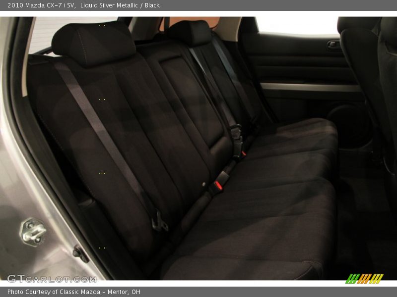 Liquid Silver Metallic / Black 2010 Mazda CX-7 i SV