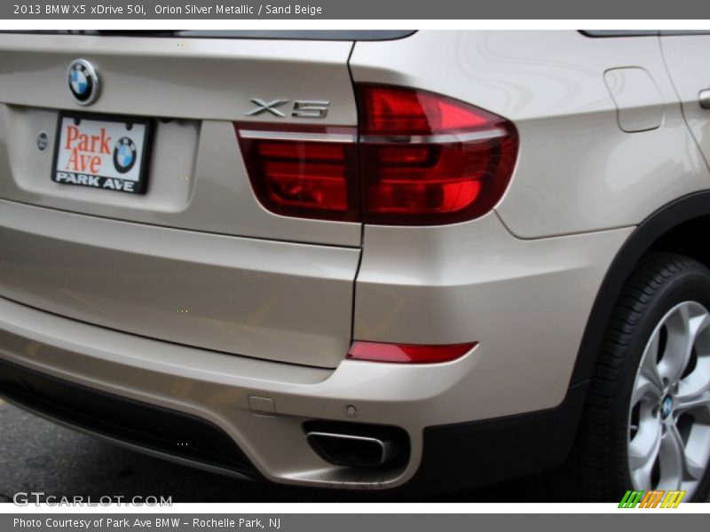 Orion Silver Metallic / Sand Beige 2013 BMW X5 xDrive 50i