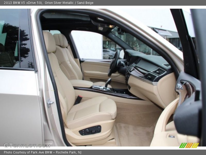 Orion Silver Metallic / Sand Beige 2013 BMW X5 xDrive 50i