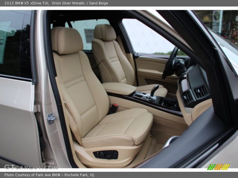 Orion Silver Metallic / Sand Beige 2013 BMW X5 xDrive 50i