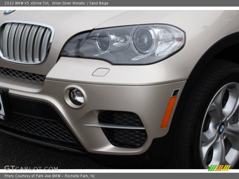 Orion Silver Metallic / Sand Beige 2013 BMW X5 xDrive 50i