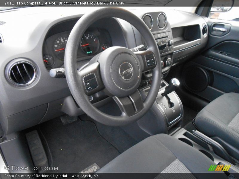 Bright Silver Metallic / Dark Slate Gray 2011 Jeep Compass 2.4 4x4