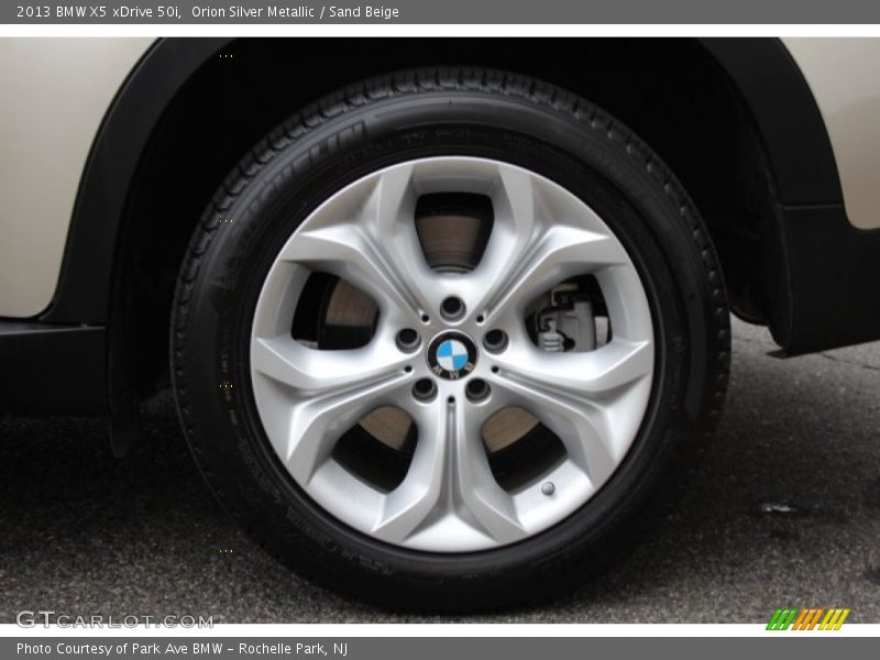 Orion Silver Metallic / Sand Beige 2013 BMW X5 xDrive 50i