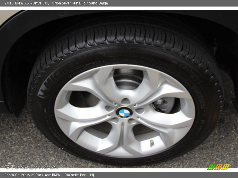 Orion Silver Metallic / Sand Beige 2013 BMW X5 xDrive 50i
