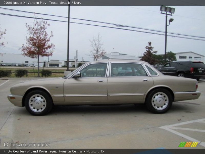 Topaz Metallic / Ivory 2000 Jaguar XJ Vanden Plas