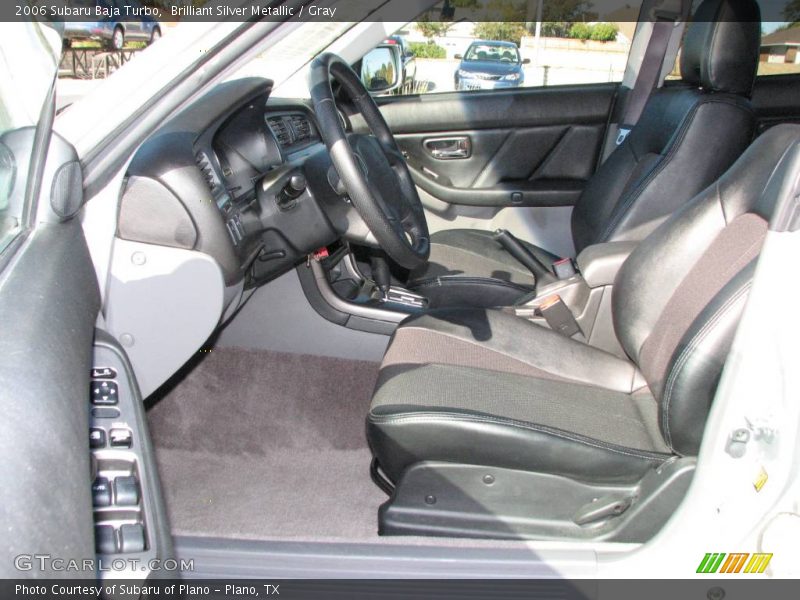 Brilliant Silver Metallic / Gray 2006 Subaru Baja Turbo