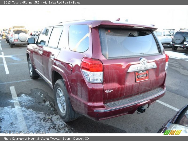 Salsa Red Pearl / Beige 2013 Toyota 4Runner SR5 4x4