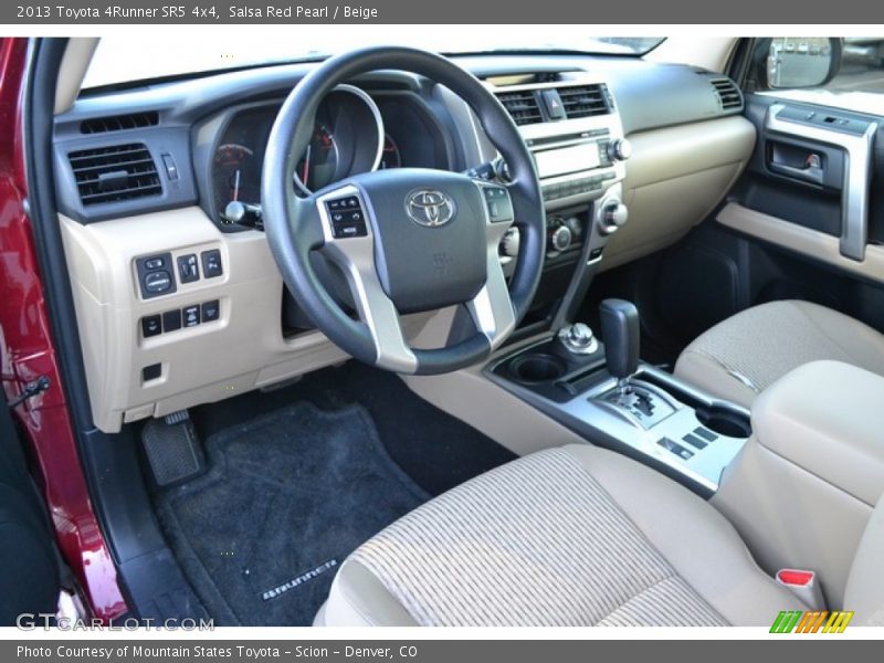 Salsa Red Pearl / Beige 2013 Toyota 4Runner SR5 4x4