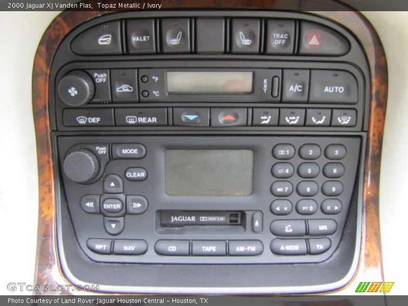 Topaz Metallic / Ivory 2000 Jaguar XJ Vanden Plas